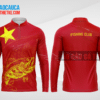 Mẫu áo giải câu cá CLB Bình Định màu đỏ thiết kế miễn phí CAT15